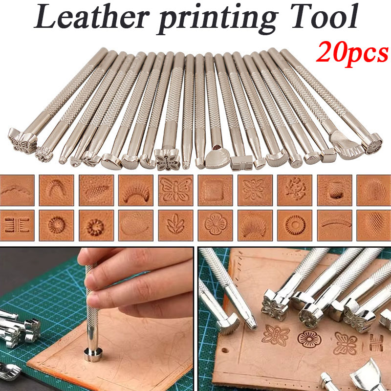 Leatherwork Punch - Набор из 20 инструментов для вырезания