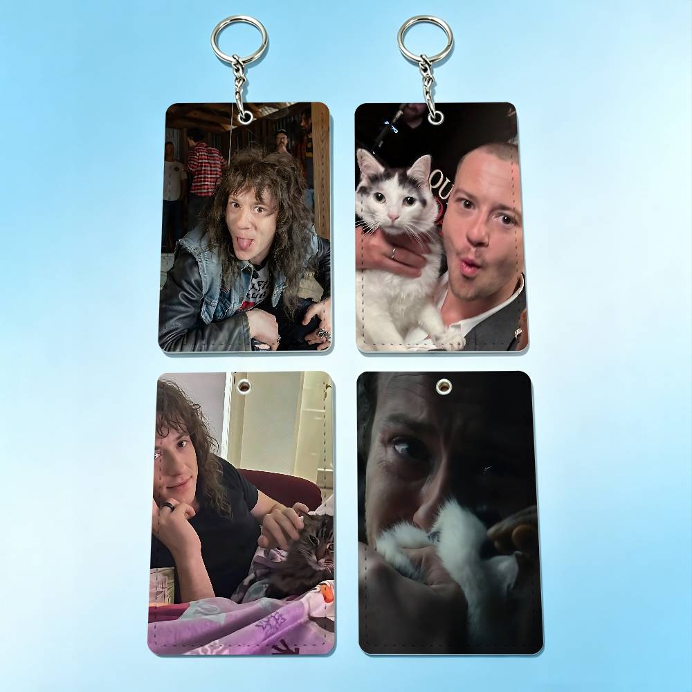 Leather Work - Брелок-держатель для карт J-Joseph Quinn Cat,