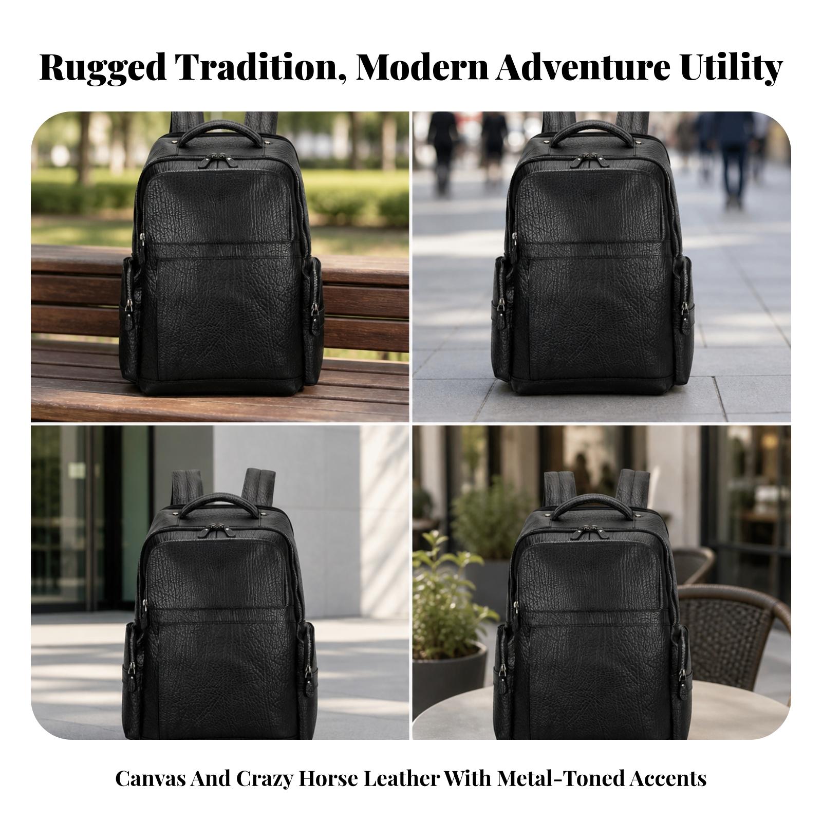 Leather Work Rucksack - Рюкзак из натуральной кожи для работы