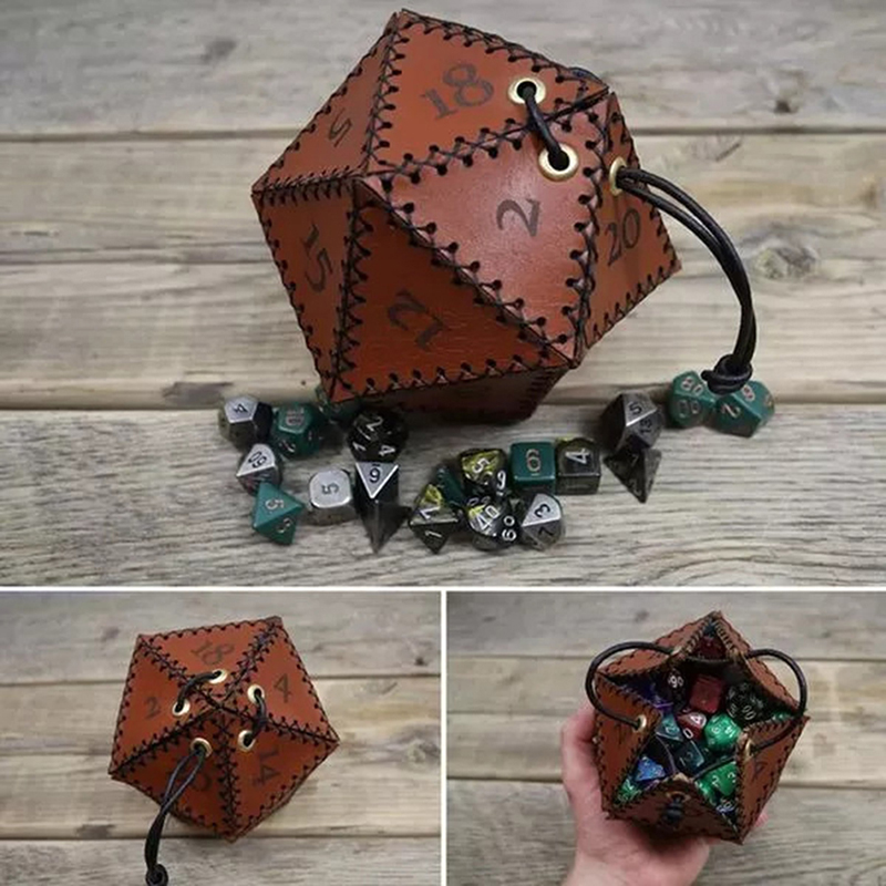 Leatherwork Ideas - Новая кожаная сумка для игральных костей