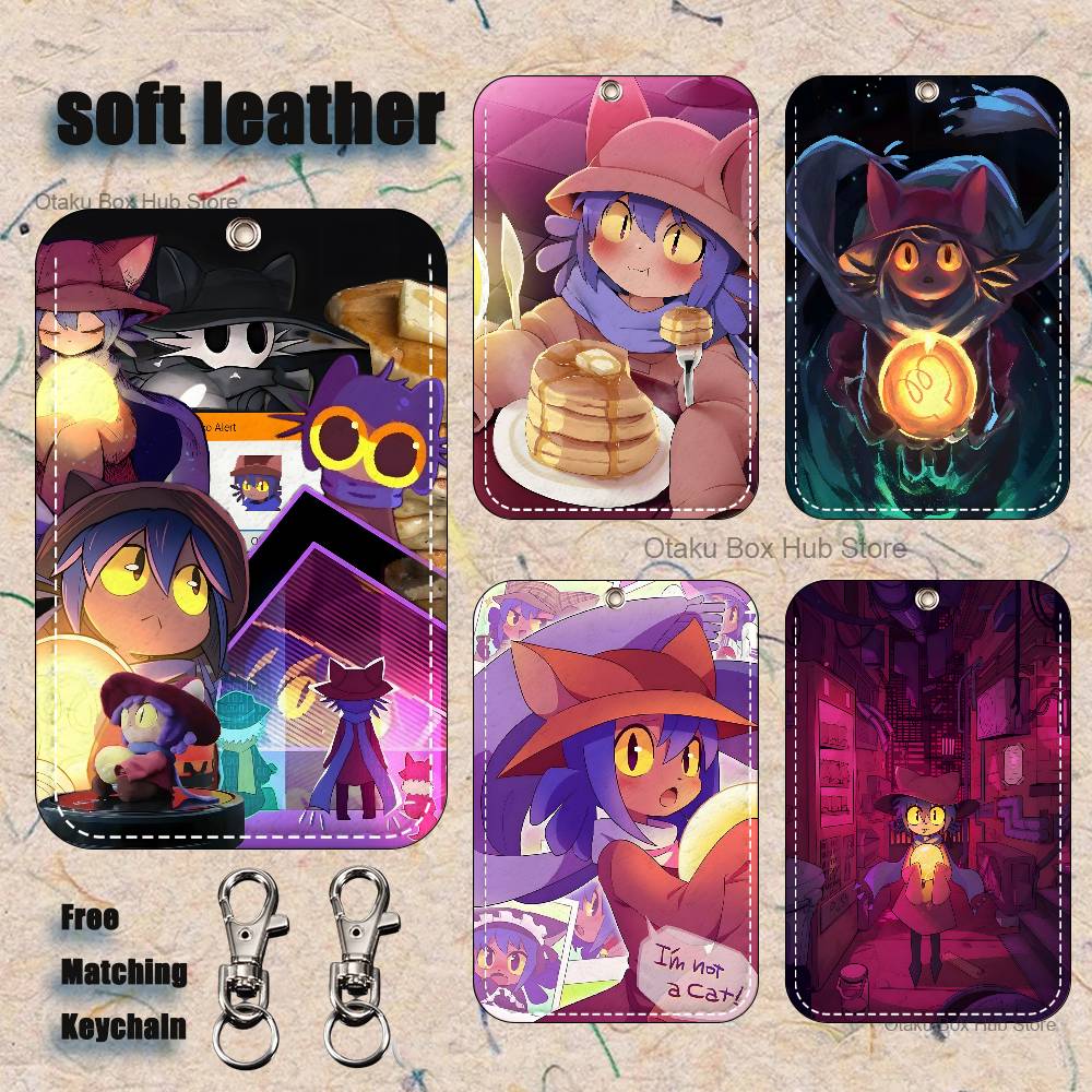Leather Work - Брелок-держатель для карт Anime N-Niko O-OneshotS: