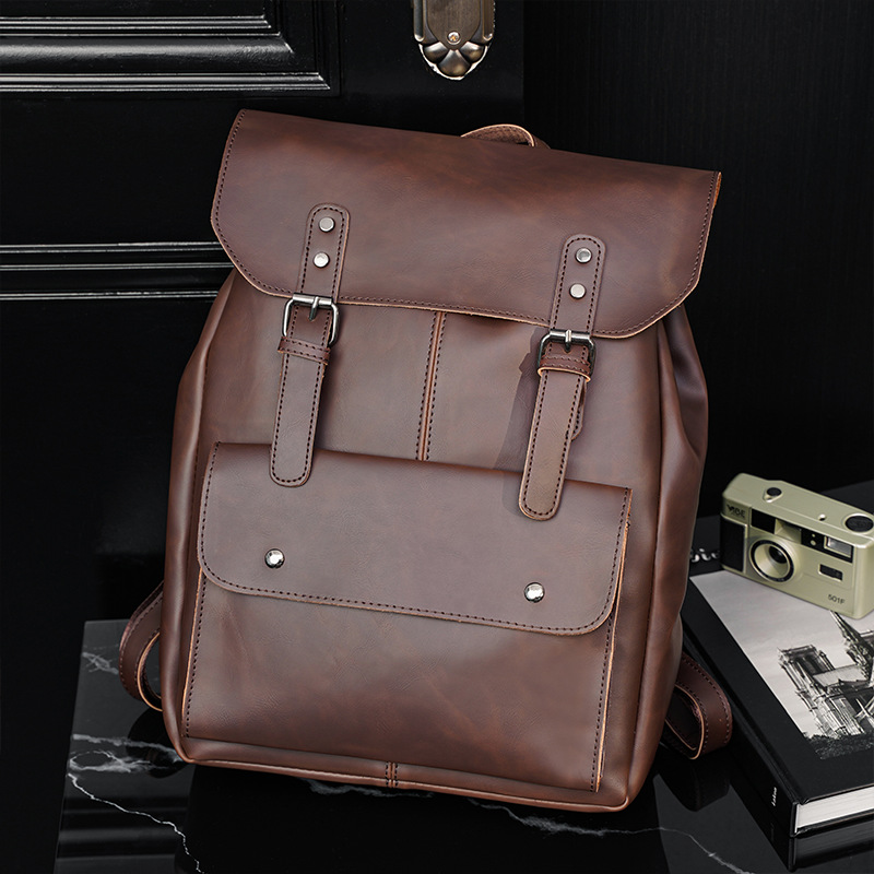Винтажный мужской кожаный рюкз – обзор и цена Leather Work Rucksack