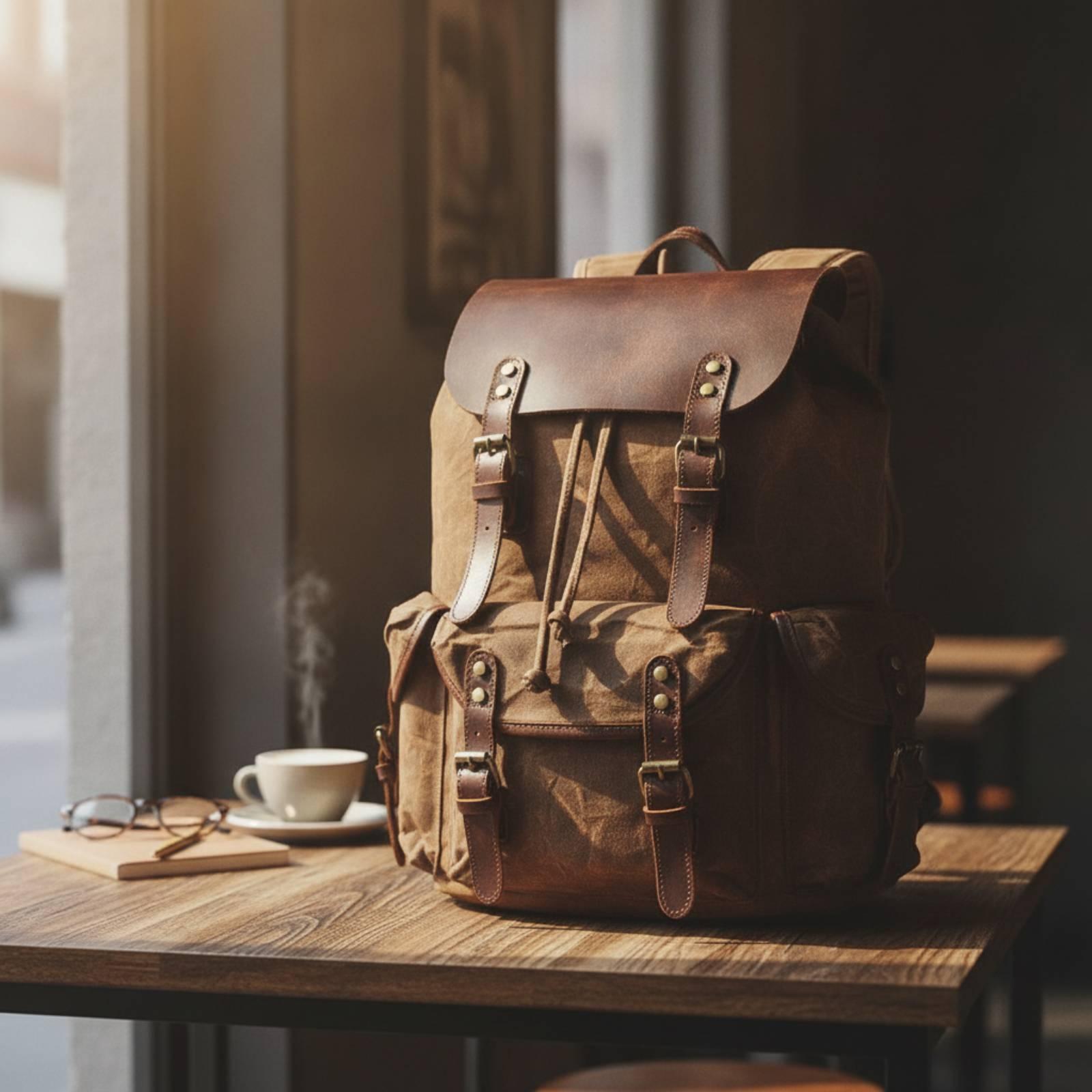 Рюкзак из прочного вощеного хо – обзор и цена Leather Work Rucksack