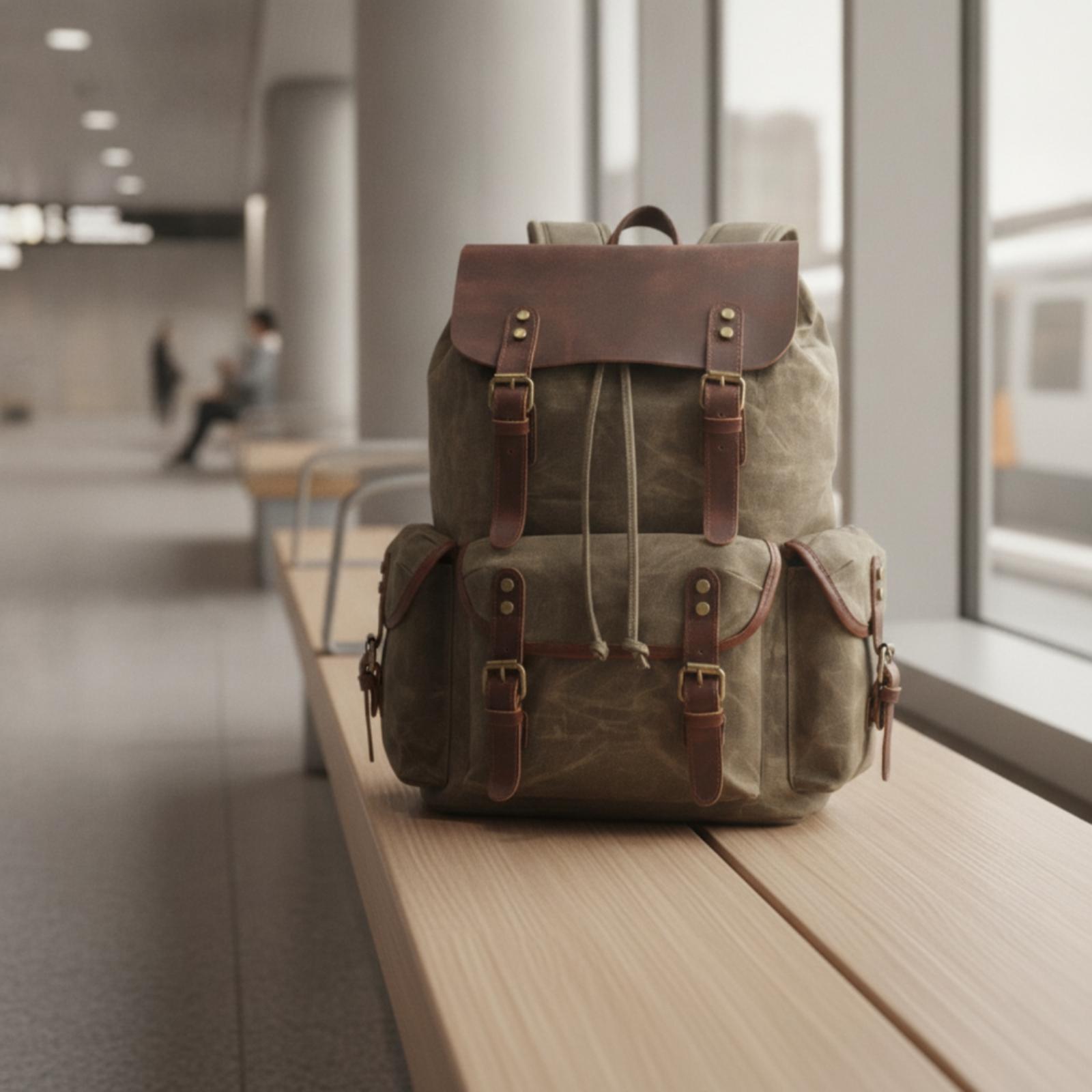 Рюкзак из прочного вощеного хо – обзор и цена Leather Work Rucksack
