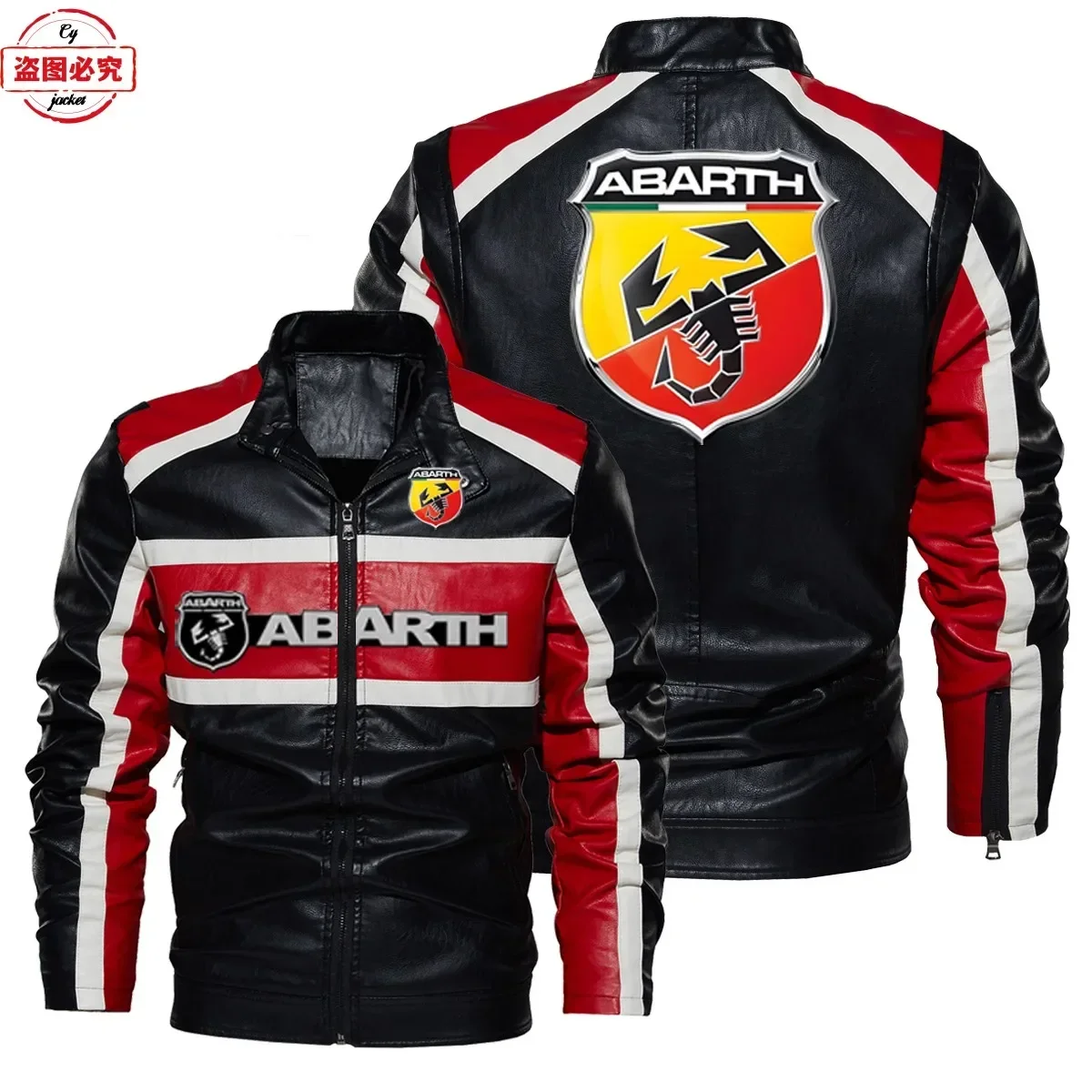 Кожаная куртка с логотипом ABA – обзор и цена Leather Work For Car