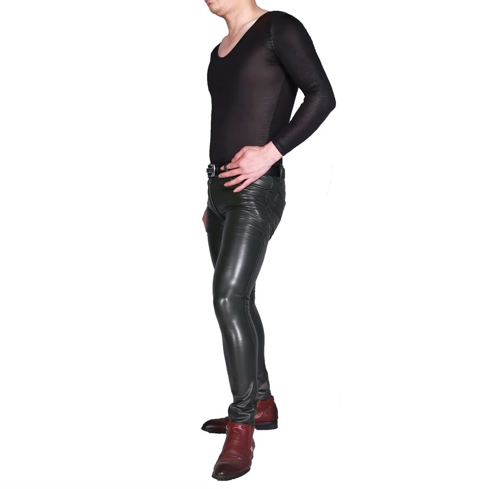 Мужские брюки из искусственной – обзор и цена Leather Work Pants