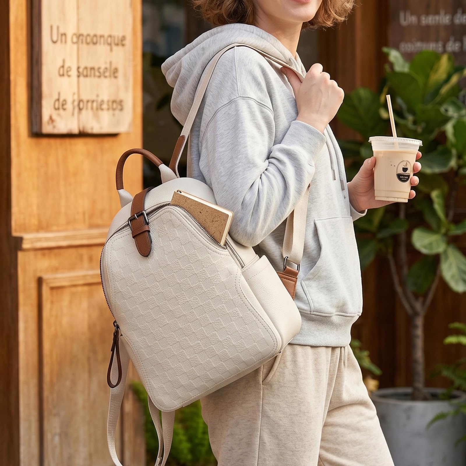 Женский рюкзак из искусственно – обзор и цена Leather Work Womens Backpack