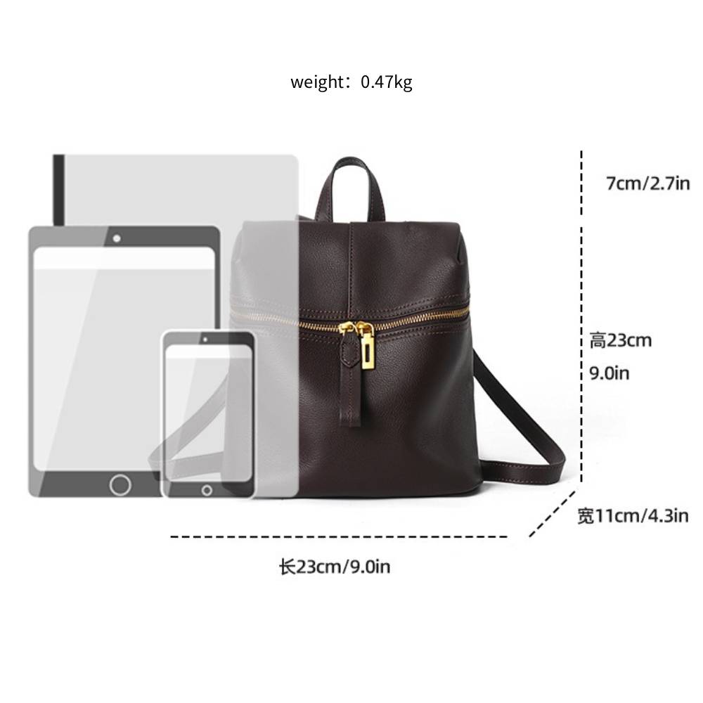 Винтажный классический рюкзак  – обзор и цена Leather Work Womens Backpack