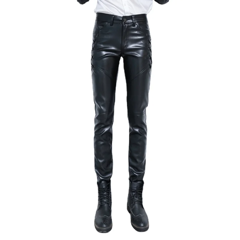 Новые модные мужские брюки из  – обзор и цена Leather Work Pants