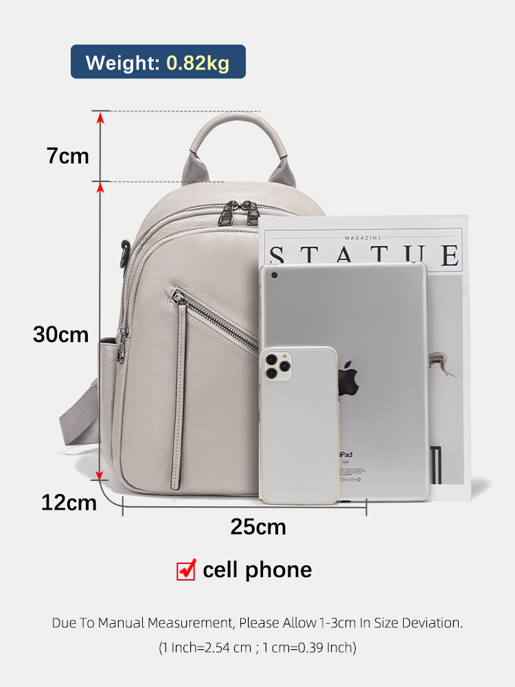Женский рюкзак Zency из натура – обзор и цена Leather Work Rucksack