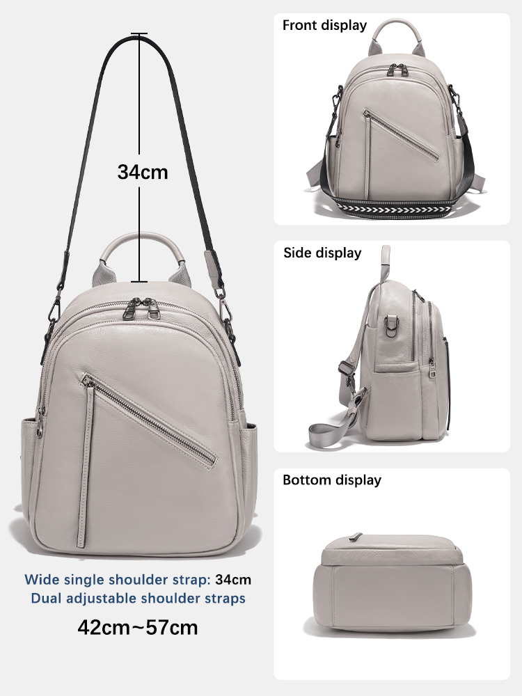 Женский рюкзак Zency из натура – обзор и цена Leather Work Rucksack