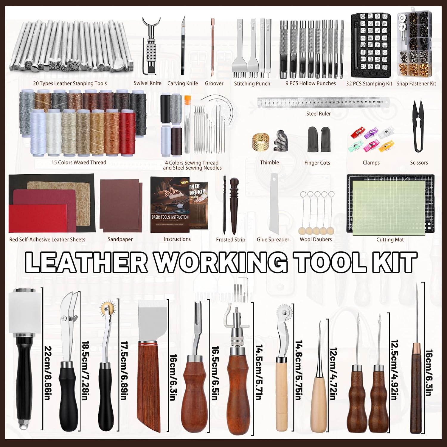 Набор для работы с кожей, инст – обзор и цена Leather Work