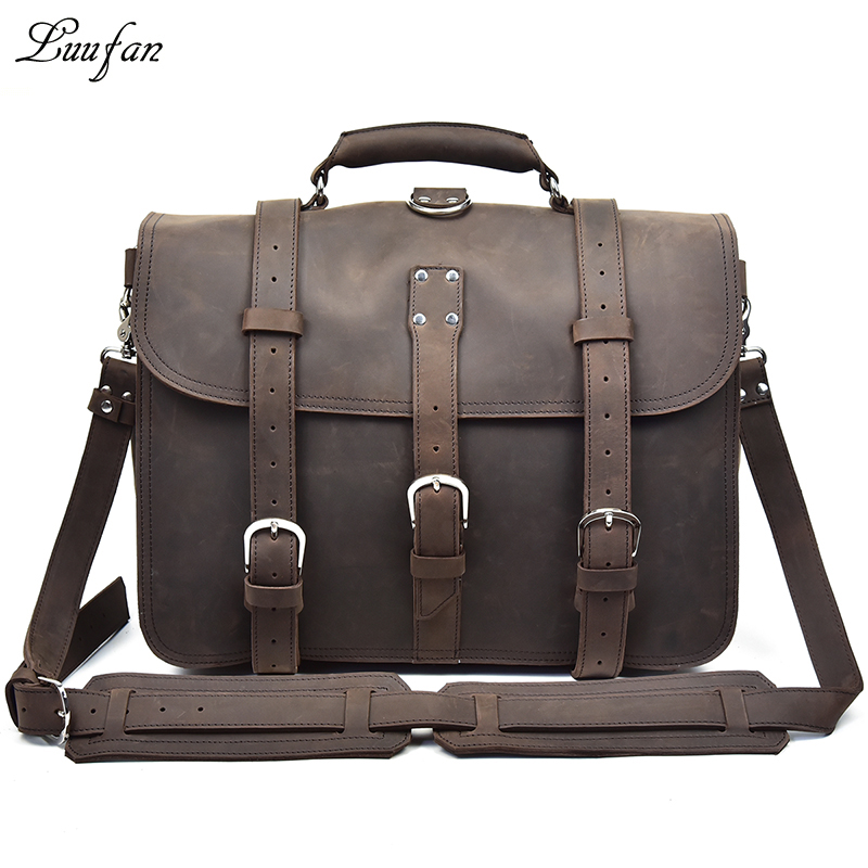 Мужской толстый кожаный рюкзак – обзор и цена Leather Work Rucksack