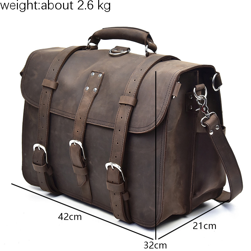 Мужской толстый кожаный рюкзак – обзор и цена Leather Work Rucksack