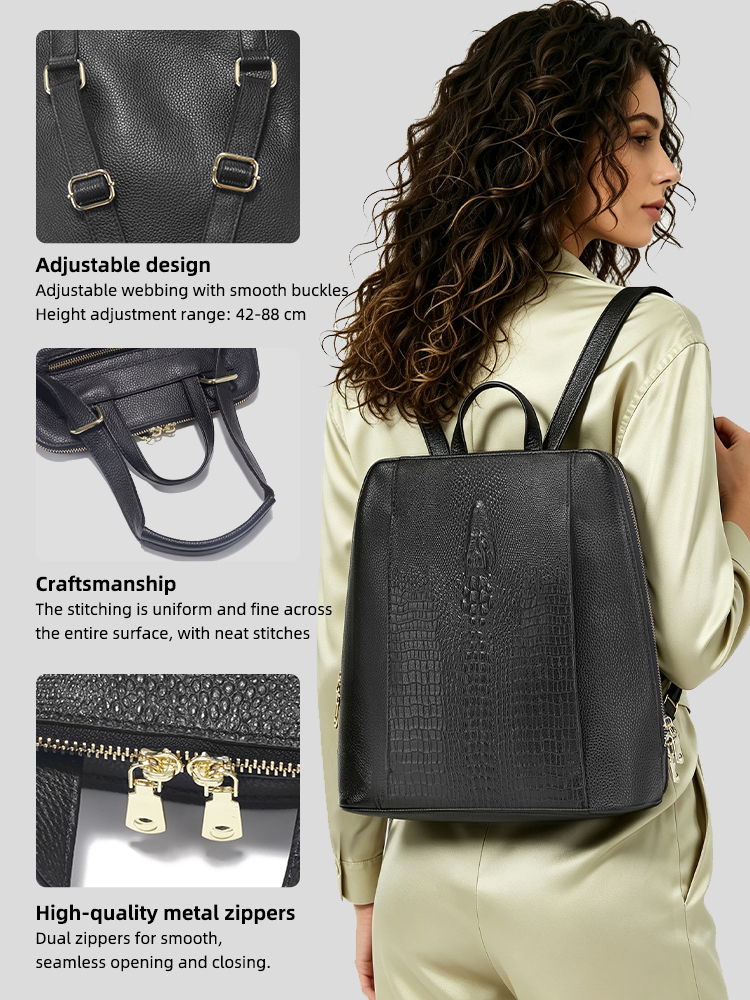 Женский рюкзак Zency из натура – обзор и цена Leather Work Womens Backpack